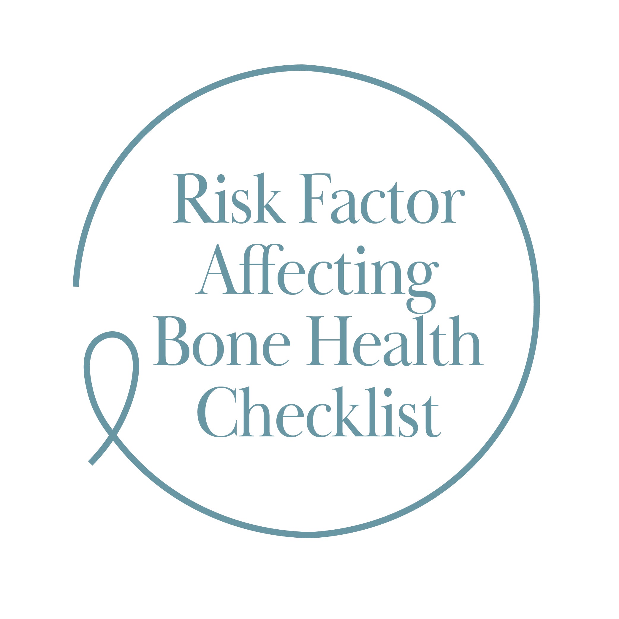 Risk Factors Affecting Bone Health Checklist