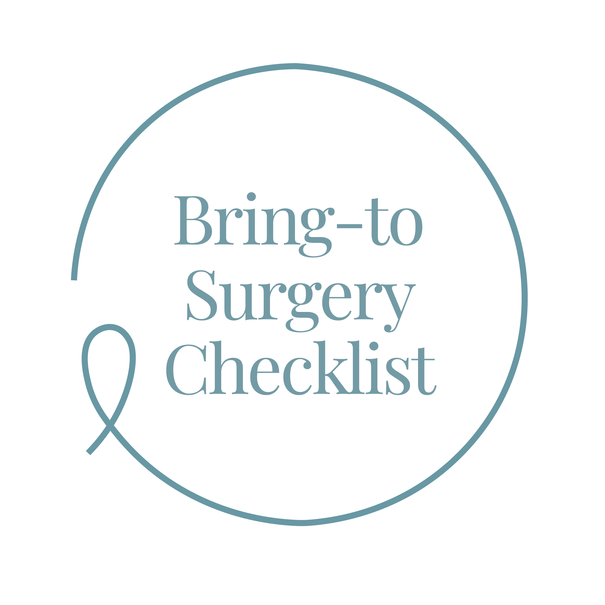 Bring-to-Surgery Checklist
