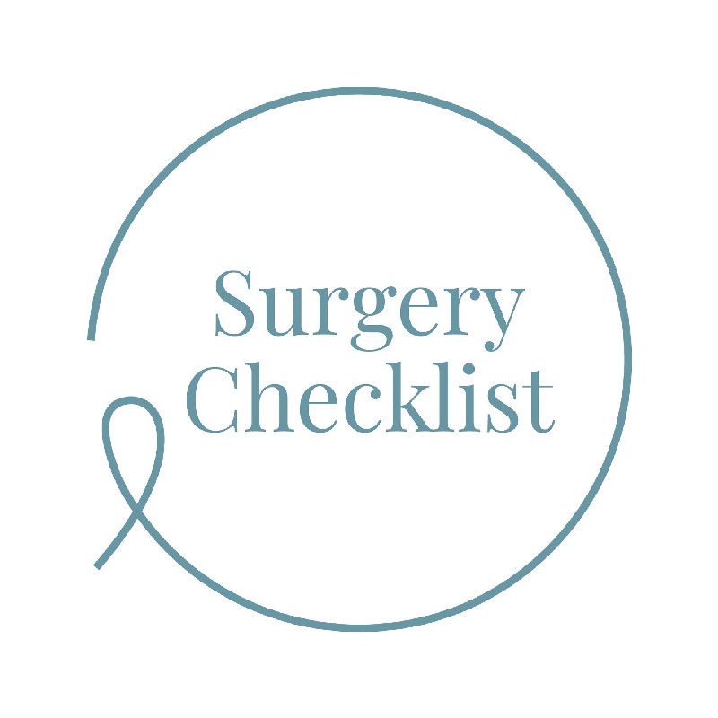 Surgery Home Essentials Checklist