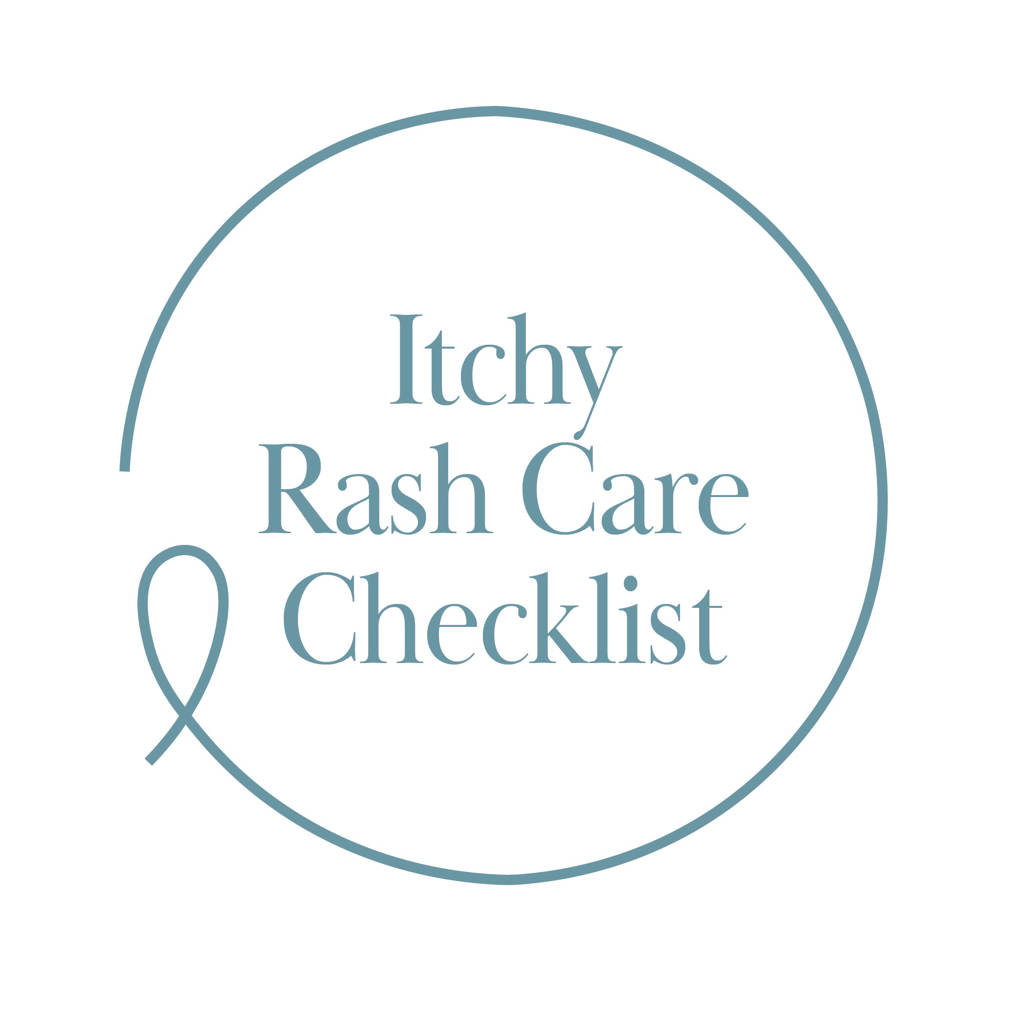 Itchy Rash Care Checklist